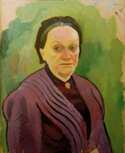 Portretstudie Katharina Koehler door August Macke